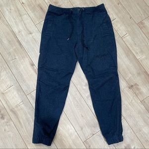 Gap Jogger Pants, Men’s Large, Navy, 2015